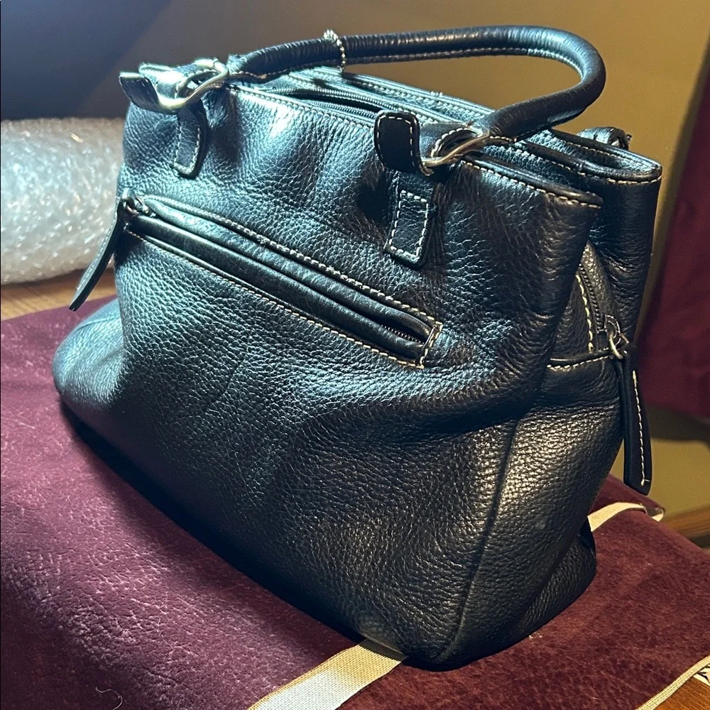 Giani Bernini Black Leather Handbag